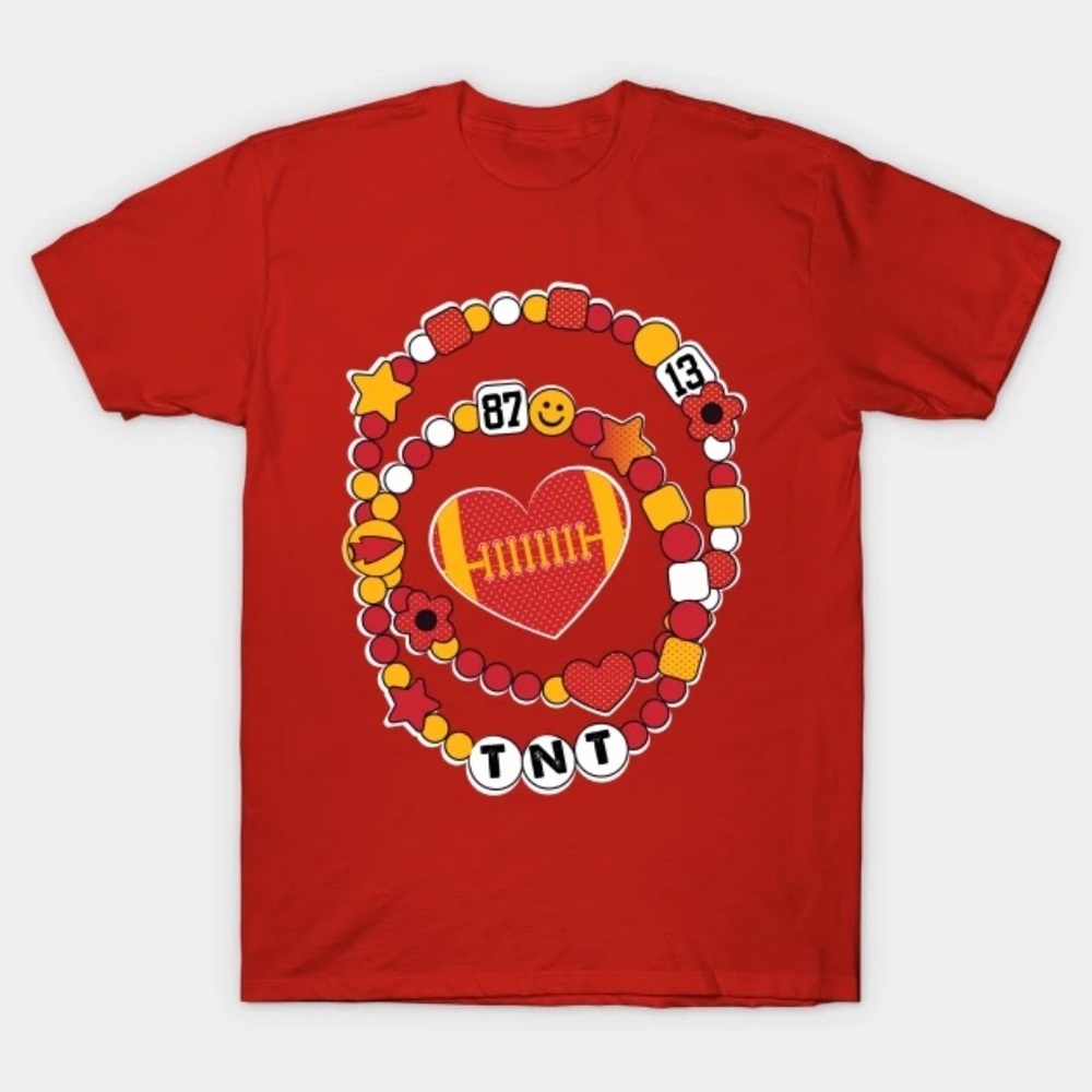Travis and Taylor Braclet T-Shirt  Red